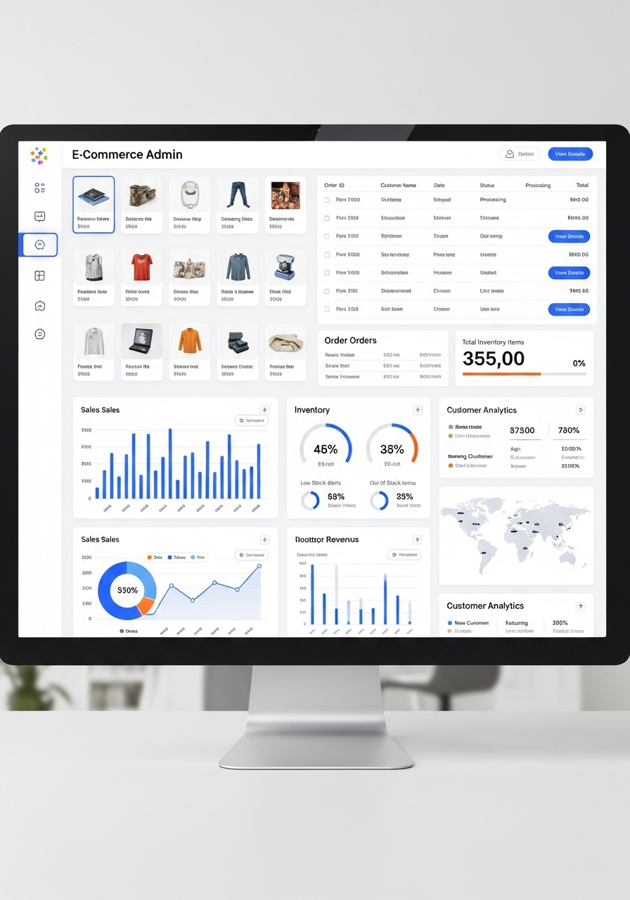 E-commerce Admin preview